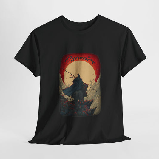 Paradox Japanese Warrior T-Shirt | Samurai on Horse Graphic Tee | Unisex Streetwear | Japanese Art Shirt