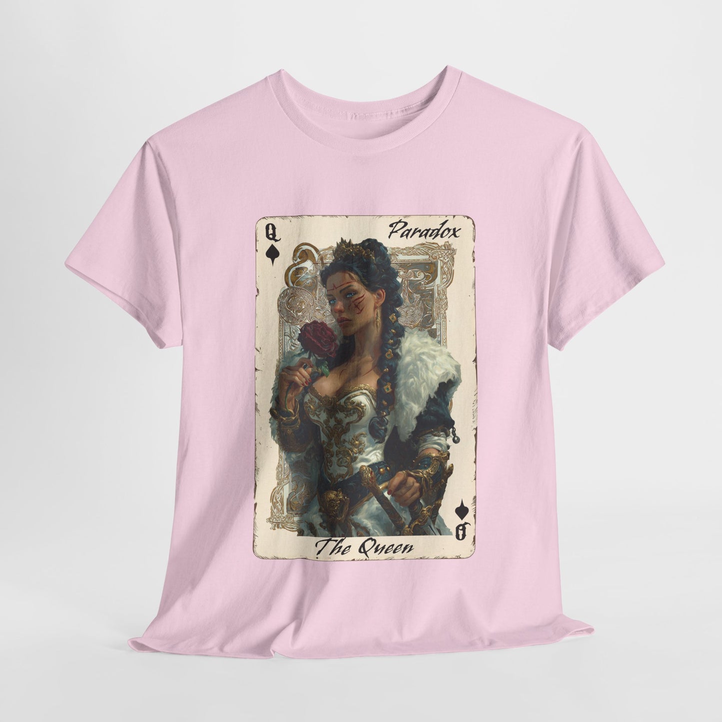Queen of Spades Card T-Shirt | Paradox Designs