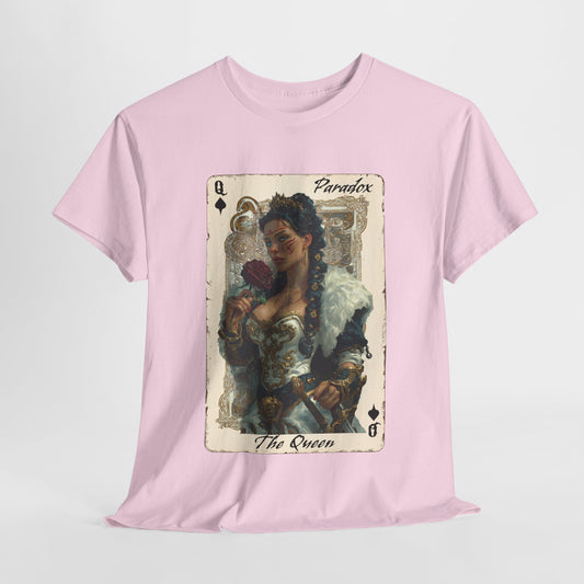 Queen of Spades Card T-Shirt | Paradox Designs