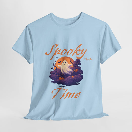 Spooky time halloween ghost graphic shirt