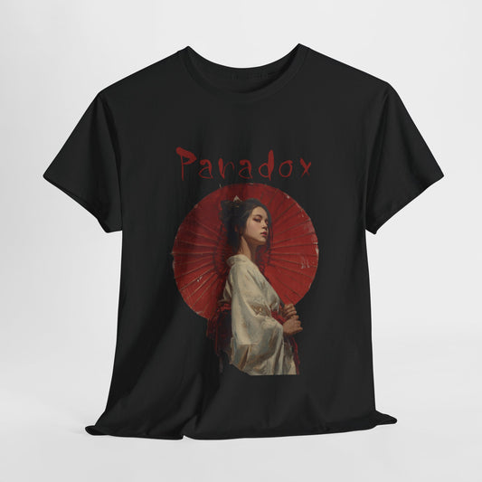 Japanese Lady with umbrella T-Shirt | Paradox Design