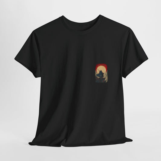 Small Paradox Japanese Warrior T-Shirt | Samurai on Horse Graphic Tee | Unisex Streetwear | Japanese Art Shirt