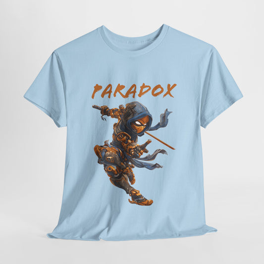 Blue t-shirt with a graphic of a ninja 3.0
