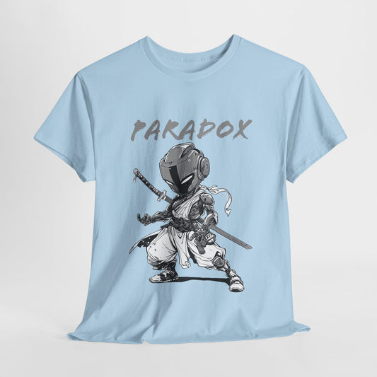 Blue t-shirt with a graphic of a ninja 6.0