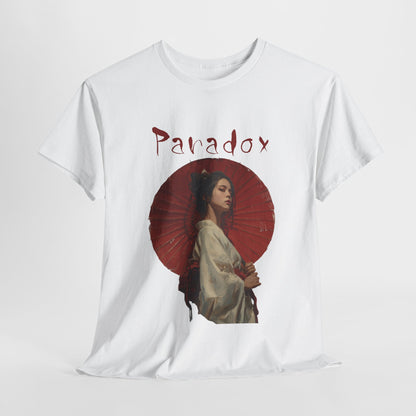 Japanese Lady with umbrella T-Shirt | Paradox Design