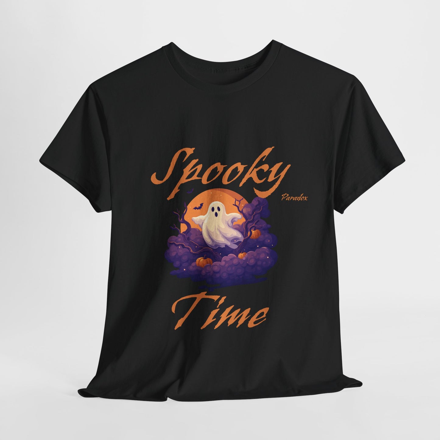Spooky time halloween ghost graphic shirt