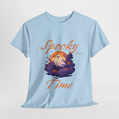 Spooky time halloween ghost graphic shirt