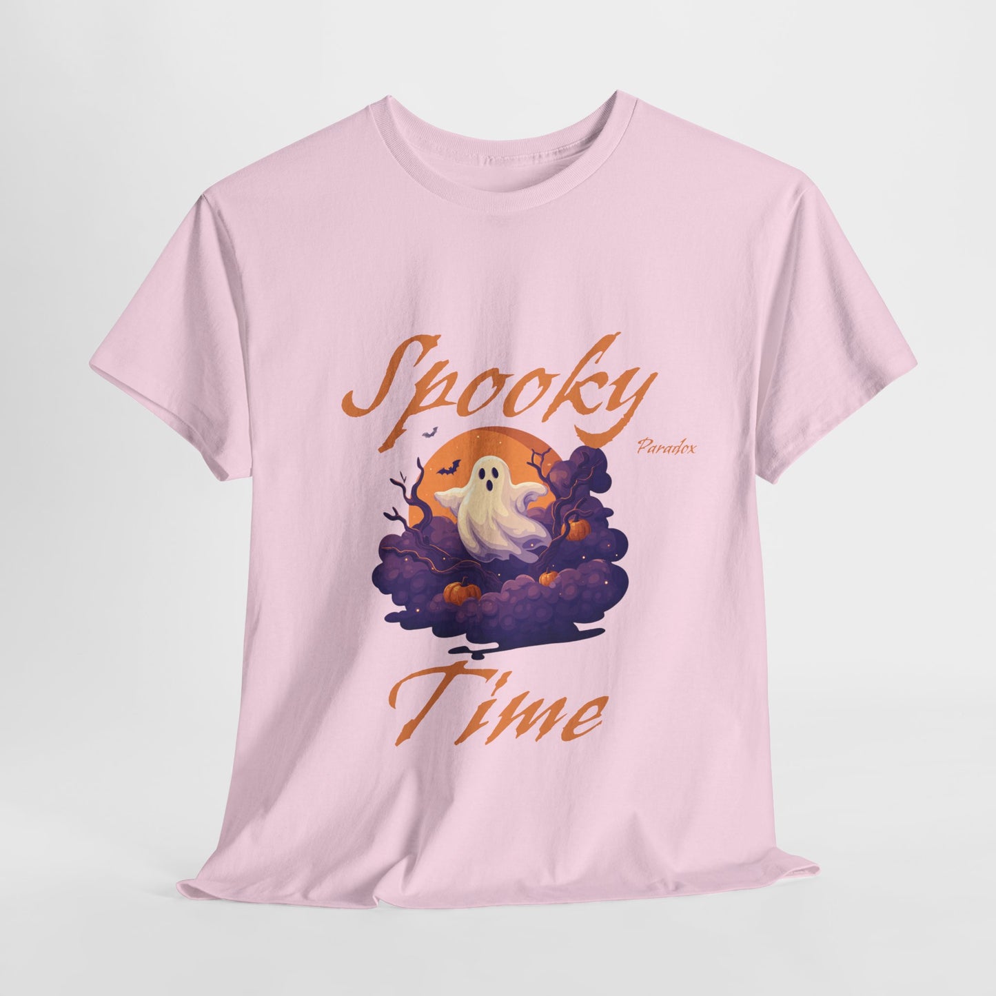 Spooky time halloween ghost graphic shirt