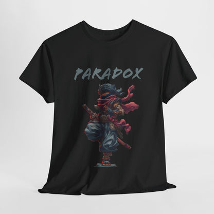Black t-shirt with a graphic of a ninja