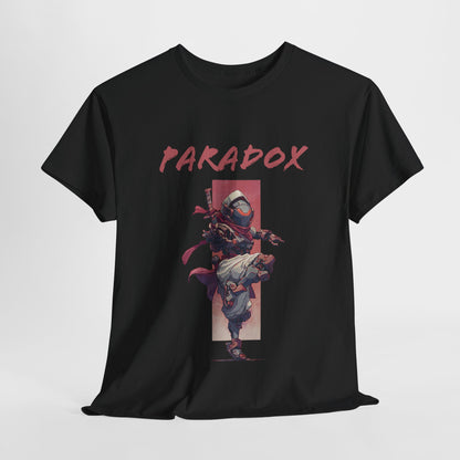 Black t-shirt with a graphic of a ninja 4.0
