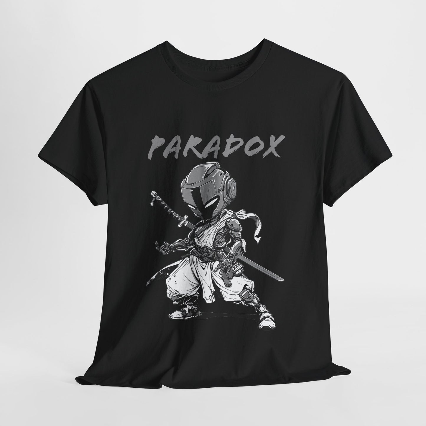 Black t-shirt with a graphic of a ninja 6.0