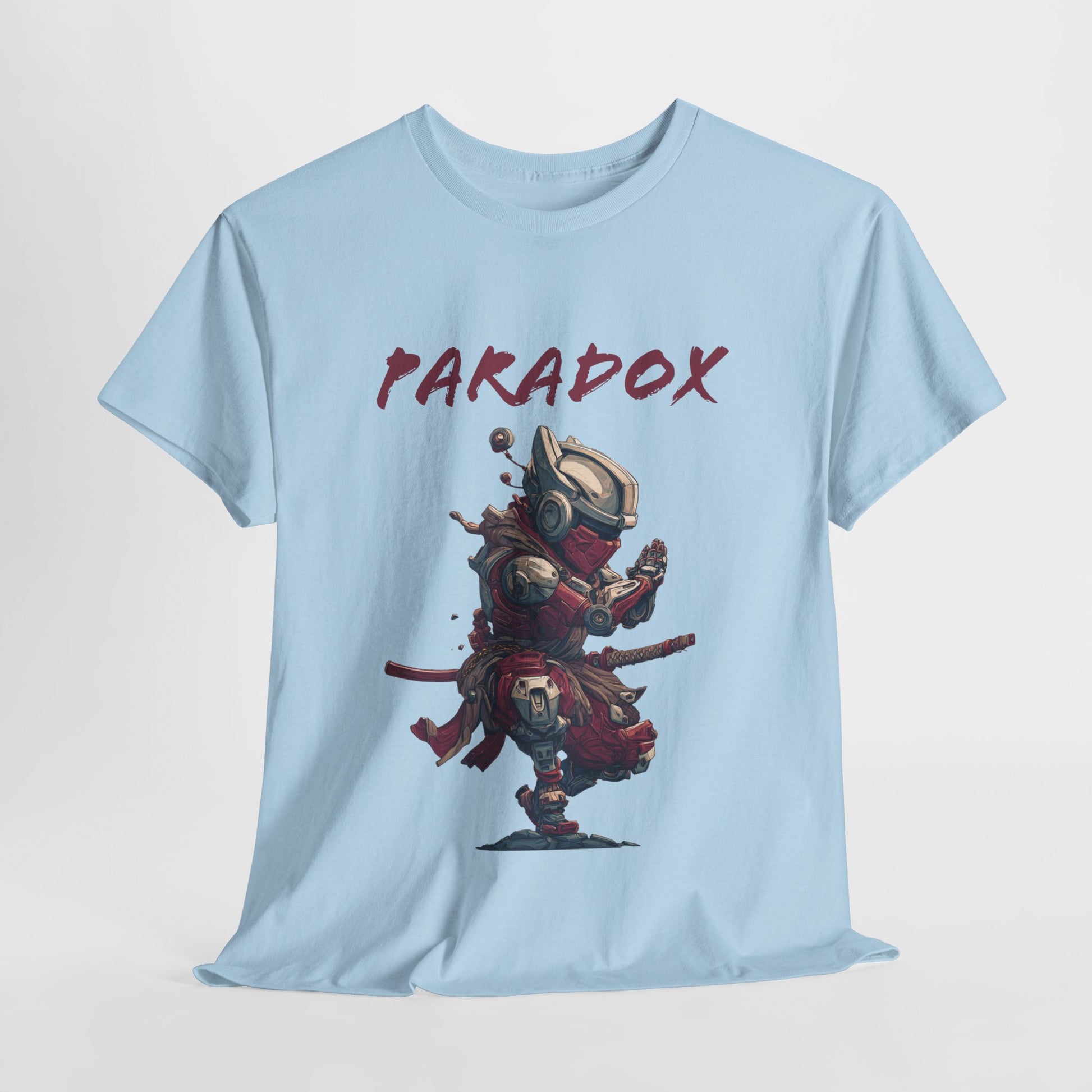 Blue t-shirt with a graphic of a ninja 7.0