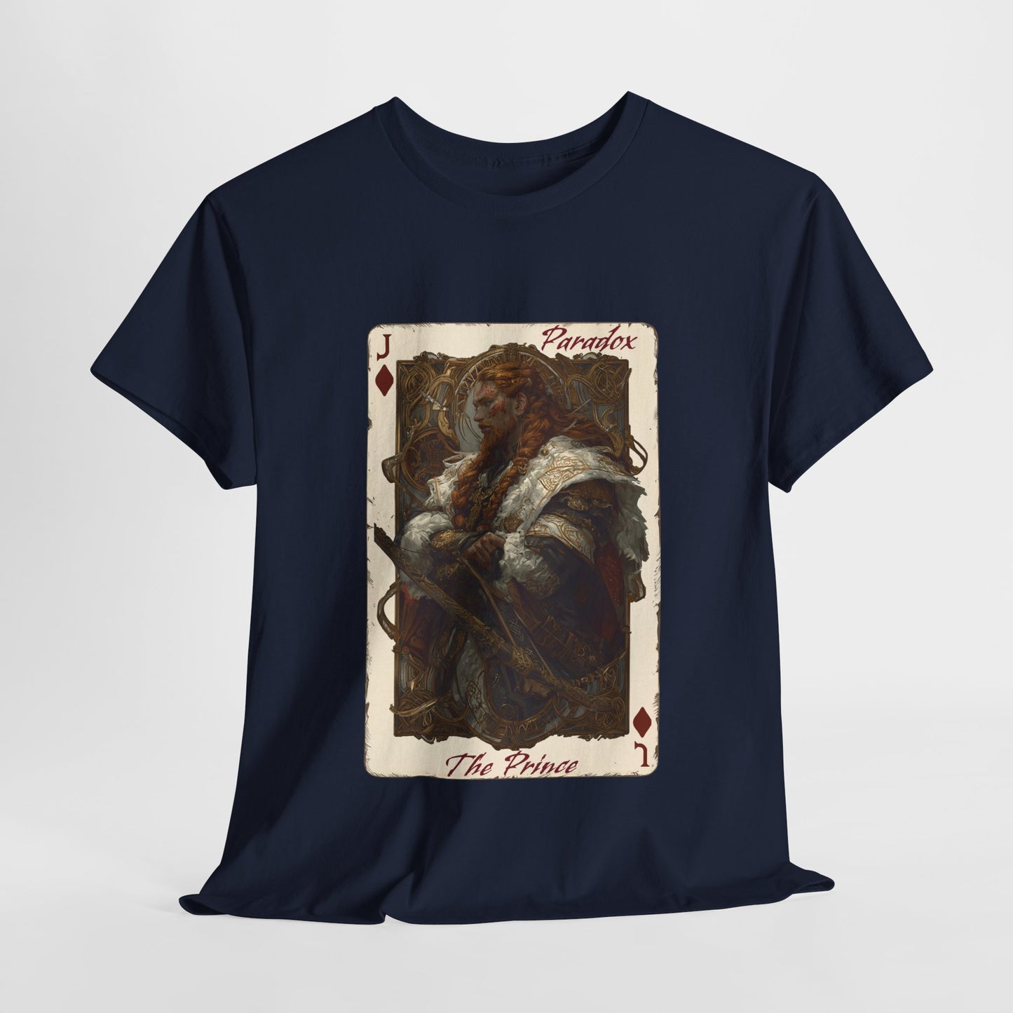 Blue t-shirt with graphic shirt of the prince of diamond