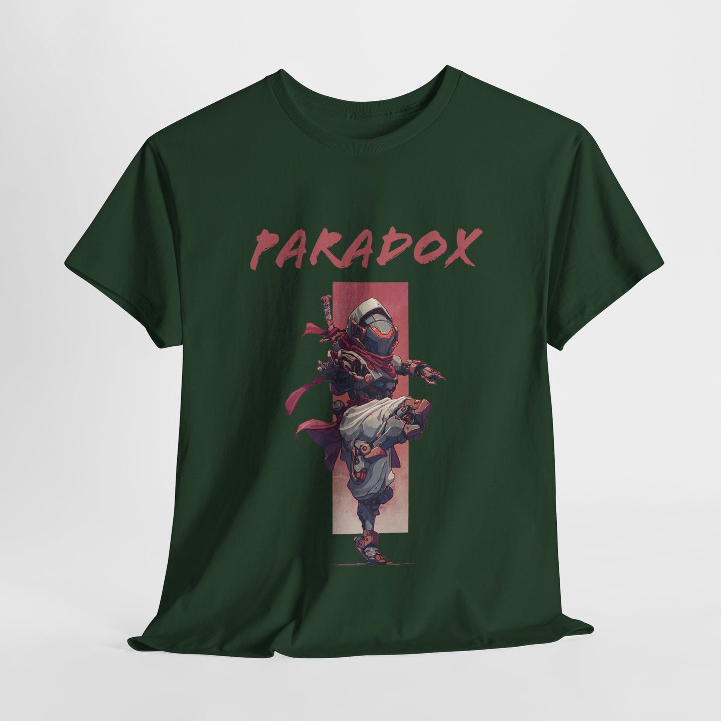Green t-shirt with a graphic of a ninja 4.0