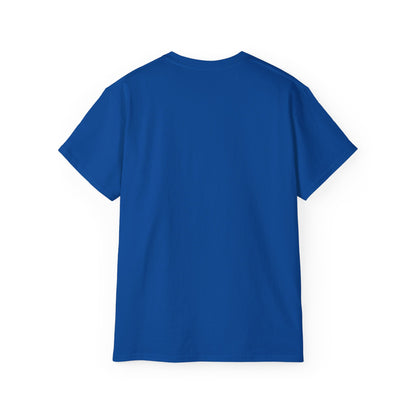 Blue t-shirt on a white background