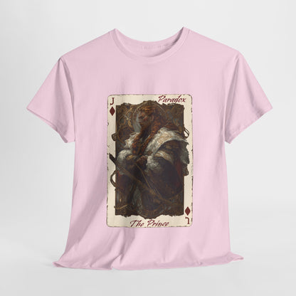 Pink t-shirt with graphic shirt of the prince of diamond