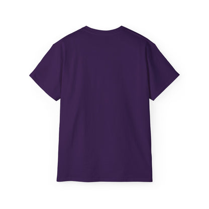 Purple t-shirt on a white background